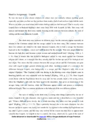 Lispeth | Analytical essay