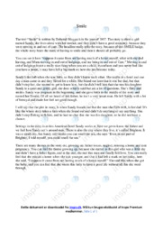 Smile | Analytical essay