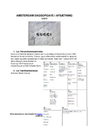 GUCCI | Analyse