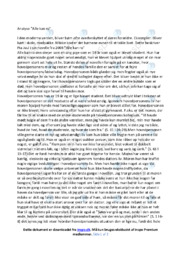 Alle kan ro | Noter Analyse | Pia Juul