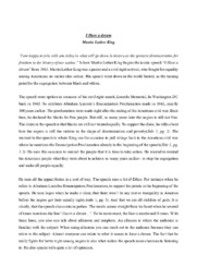 I Have a dream | Analyse | Martin Luther King