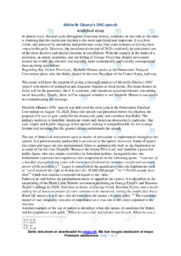 Michelle Obama’s DNC speech | Essay
