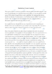 Macbeth act 5 scene | Analysis
