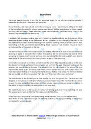 Brave hero | Noter Engelsk Essay