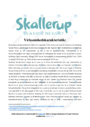 Skallerup Seaside resort er AS | Analyse