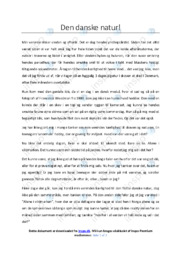 Den danske natur | Essay