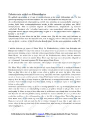 Klimadebatten | Debatterende artikel