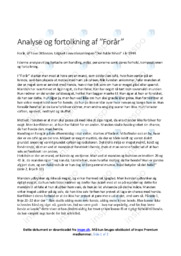 Forår | Analyse