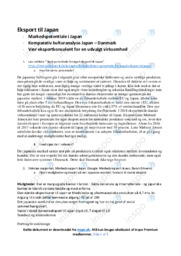 Eksport til Japan | Analyse