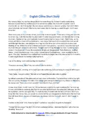Crime Short Story | Engelsk
