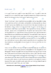 Farida´s eyes | Essay