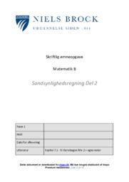 Sandsynlighedsregning | Matematik
