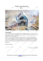 Vækst & Økonomi | Matematik