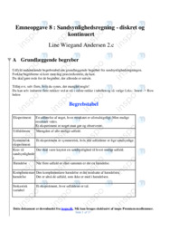 Sandsynlighedsregning | diskret og kontinuert | Matematik