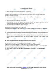 Kommunikation | Noter Matematik