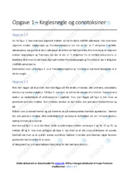 Keglesnegle og conotoksiner | Eksamensopgaver | Opg. 1-2
