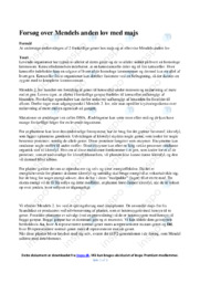 Mendels anden lov med majs | Forsøg Biologi