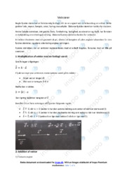 Vektorer | Noter Matematik