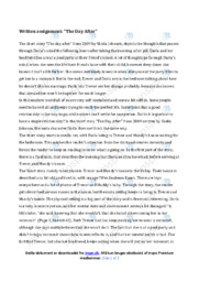 The Day After | Analytical essay