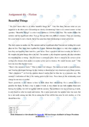 Beautiful Things | Analytical essay