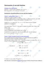 Omvendt Funktion | Matematik