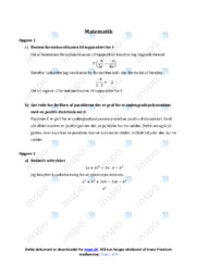 Opgave 1-11 |  Matematik Aflevering