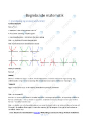 Begrebsliste | Matematik