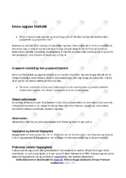 Statistik | Emneopgave | Noter