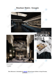 Brøchner Hotels | Synopsis