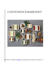 Conveniencemarkedet | Analyse