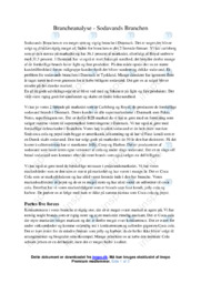 Sodavands Branchen | Analyse