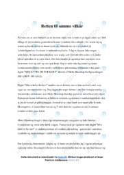 Min Kittel Er For Kort | Analyse | Mette Moestrup