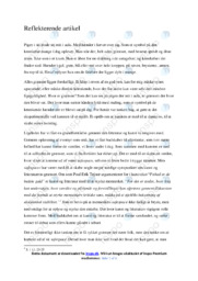 Frihed er de bedste guld | Analyse | Poul Erik Tøjner