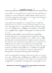 Fusijama | Analyse | Johannes V Jensen