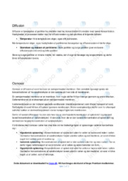 Diffusion & Osmose | Noter Biologi