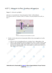 Adenosin+koffein, Smeltepunktsanalyse | Biologi