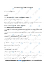 Statsministerens nytårstale 2021 | Analyse | DHO