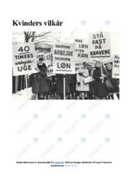 Kvinders vilkår | DHO