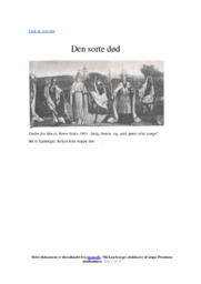 Pesten og middelaldermennesket | DHO