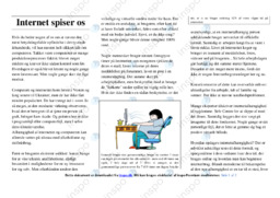 Internet spiser os | Noter Dansk Essay