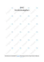 Kvindebevægelsen | DHO