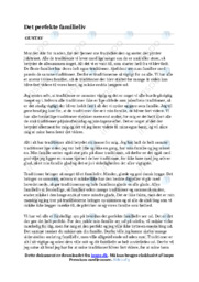 Det perfekte familieliv | Essay