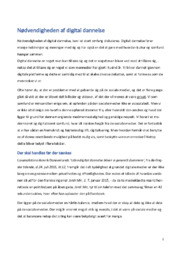 Nødvendigheden af digital dannelse