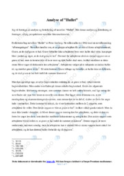 Hullet | Analyse | Peter Seeberg