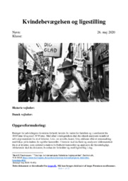 Kvindebevægelsen og ligestilling | DHO