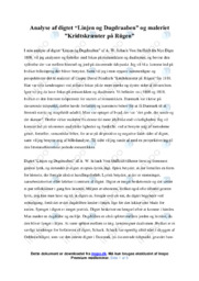 Linjen og Dugdraaben og maleriet Kridtskrænter på Rügen