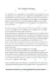 Skyggen | Analyse | H.C Andersen