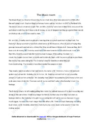 The Music Room | Analyse | Stephen Edwin King