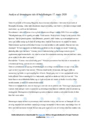 Tale | Analyse | Dronningen