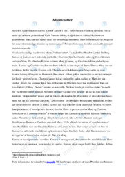 Aftenvisitter | Noter Analyse | Peter Nansen